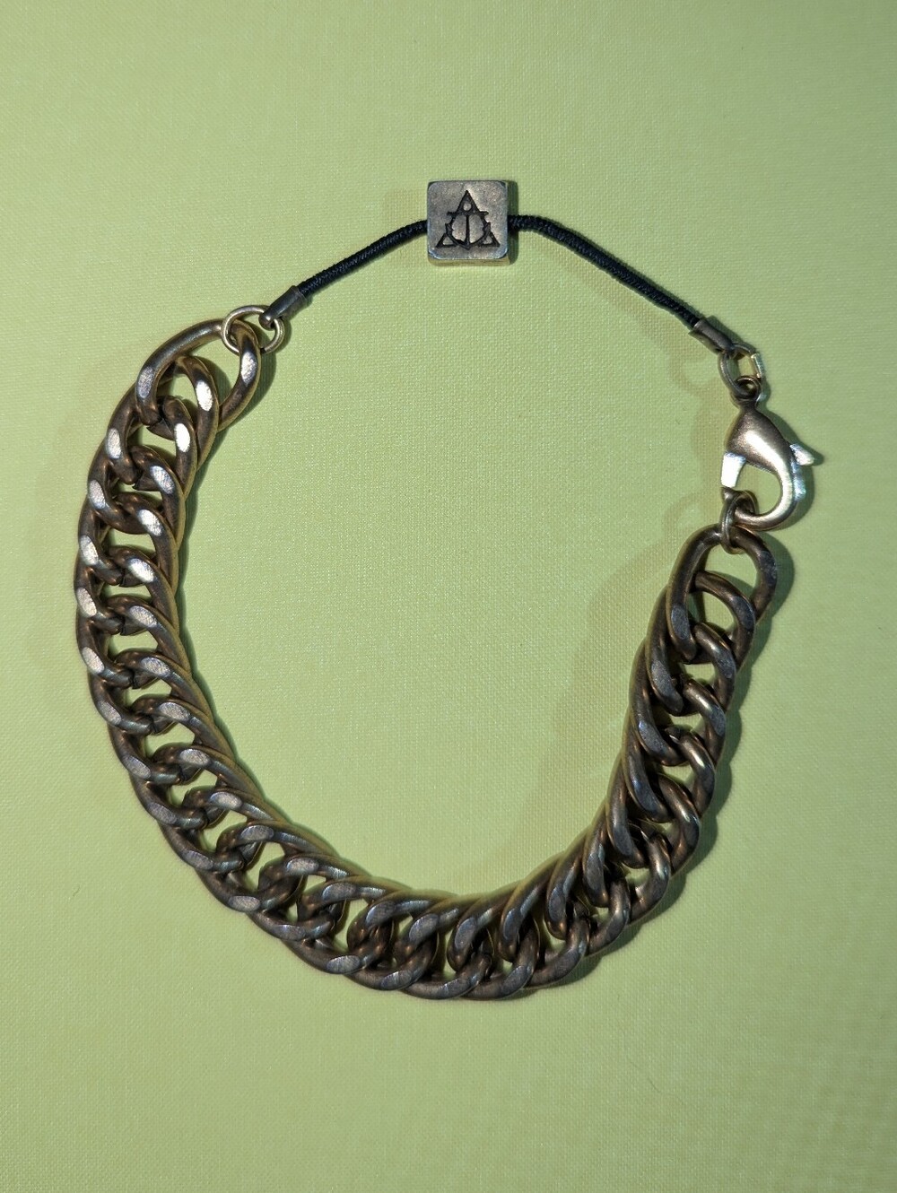 Air & Anchor Gold Chain Bracelet With Elastic 8"
